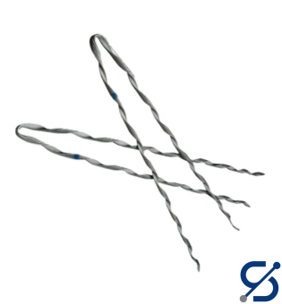 Metal clamp round cable 6.5-7.5mm 