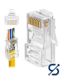Network Connector RJ45 CAT6 Pass