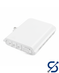 8 Cores Fiber optic distribution box white