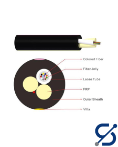 ASU Fiber optic cable SM 8 core dielectric 