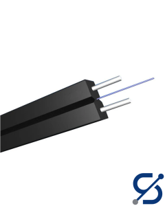 FTTH indoor drop cable GJXH 1 core black