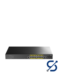 Cudy GS2018PS2 16-Port Gigabit Managed PoE+ Switch with 2 Uplink GbE Ports and 2 SFP