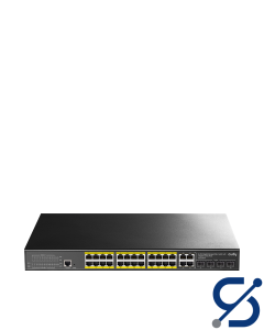 Cudy GS208PS4 24-Port Gigabit Managed PoE+ Switch with 4 Gigabit Combo Ports 300W
