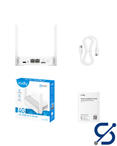 CUDY LT300 N300 4G LTE Cat 4 Router USB-C Power Input