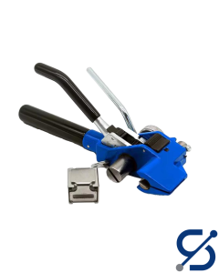 Stainless steel tape blue