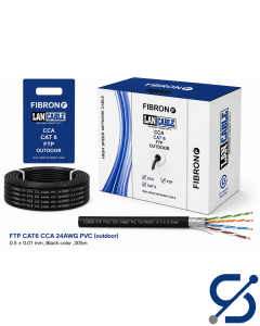FIBRON FTP CAT6 0.5mm 4x2 CCA 305M Outdoor