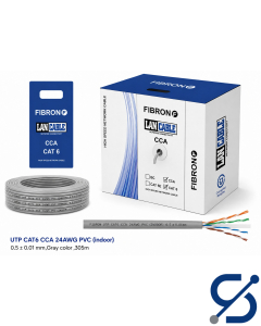  FIBRON UTP CAT6 0.5mm 4x2 CCA 305M Indoor