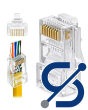 Network Connector RJ45 CAT6 Pass