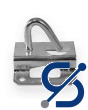 Fiber optic cable clamp for FTTH F-D01