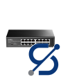 CUDY FS1016 16-Port 10/100 Mbps Metal Switch