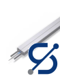 FTTH indoor drop cable GJXH 1 core white