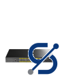 Cudy GS208PS4 24-Port Gigabit Managed PoE+ Switch with 4 Gigabit Combo Ports 300W