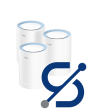 CUDY M1200 (3-Pack) Wi-Fi Mesh Solution