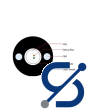 Outdoor Fiber Optic Cable SM 2 Core Dielectric