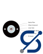 Outdoor Fiber Optic Cable SM 24 Core Dielectric