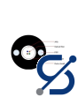 Outdoor Fiber Optic Cable SM 4 Core Dielectric