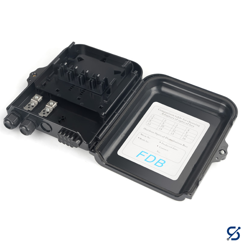 Fiber Optic Distribution Box FDB-8L+1 Black