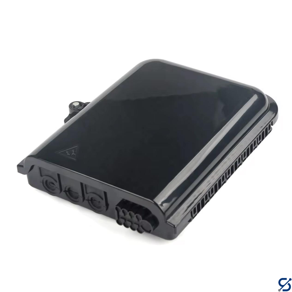 8 Cores Fiber optic distribution box black