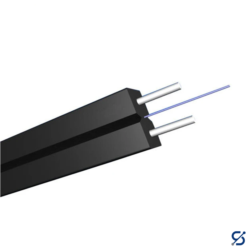 Օպտիկական մալուխներ indoor drop cable GJXH 1 core black